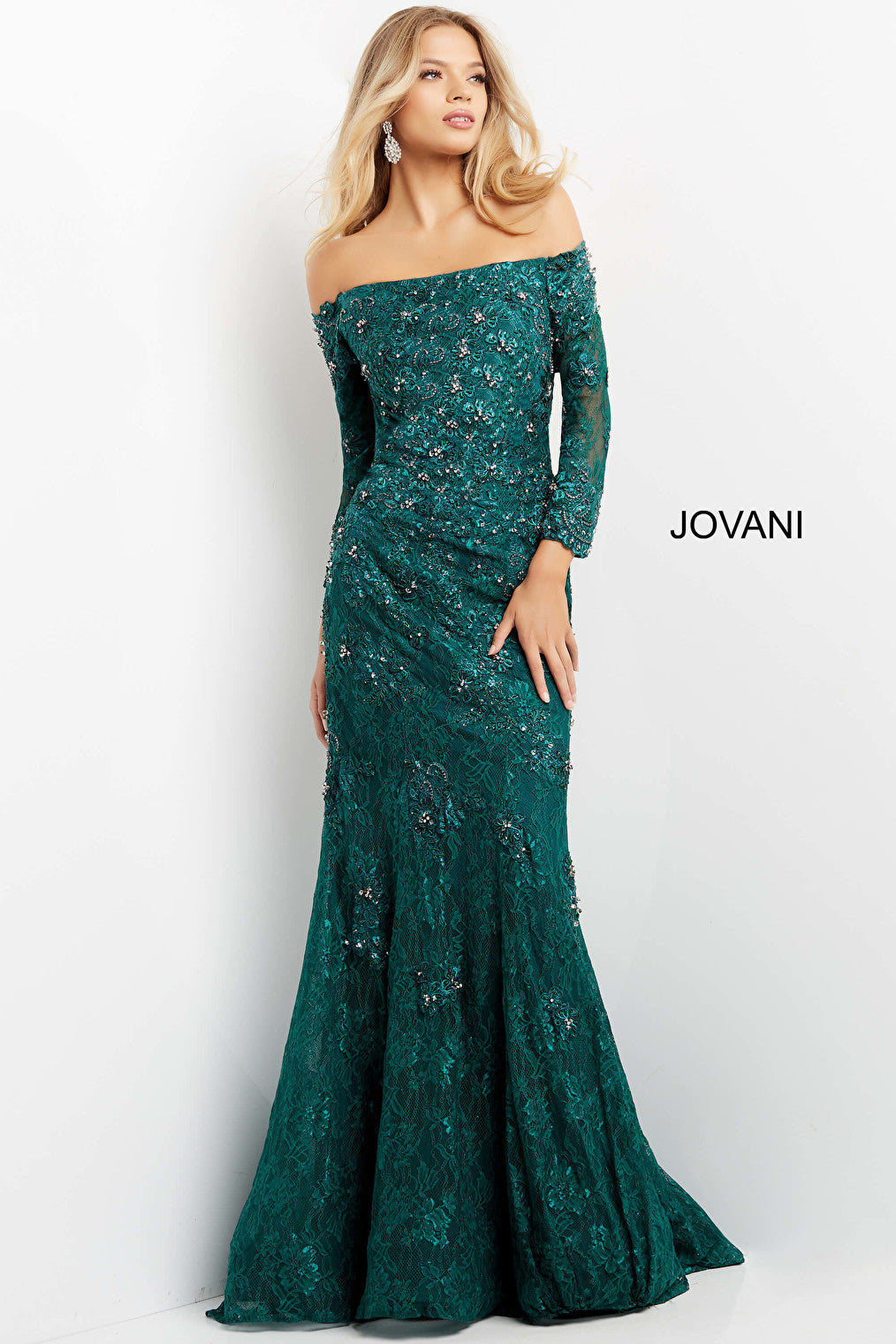 lace evening dress 03651