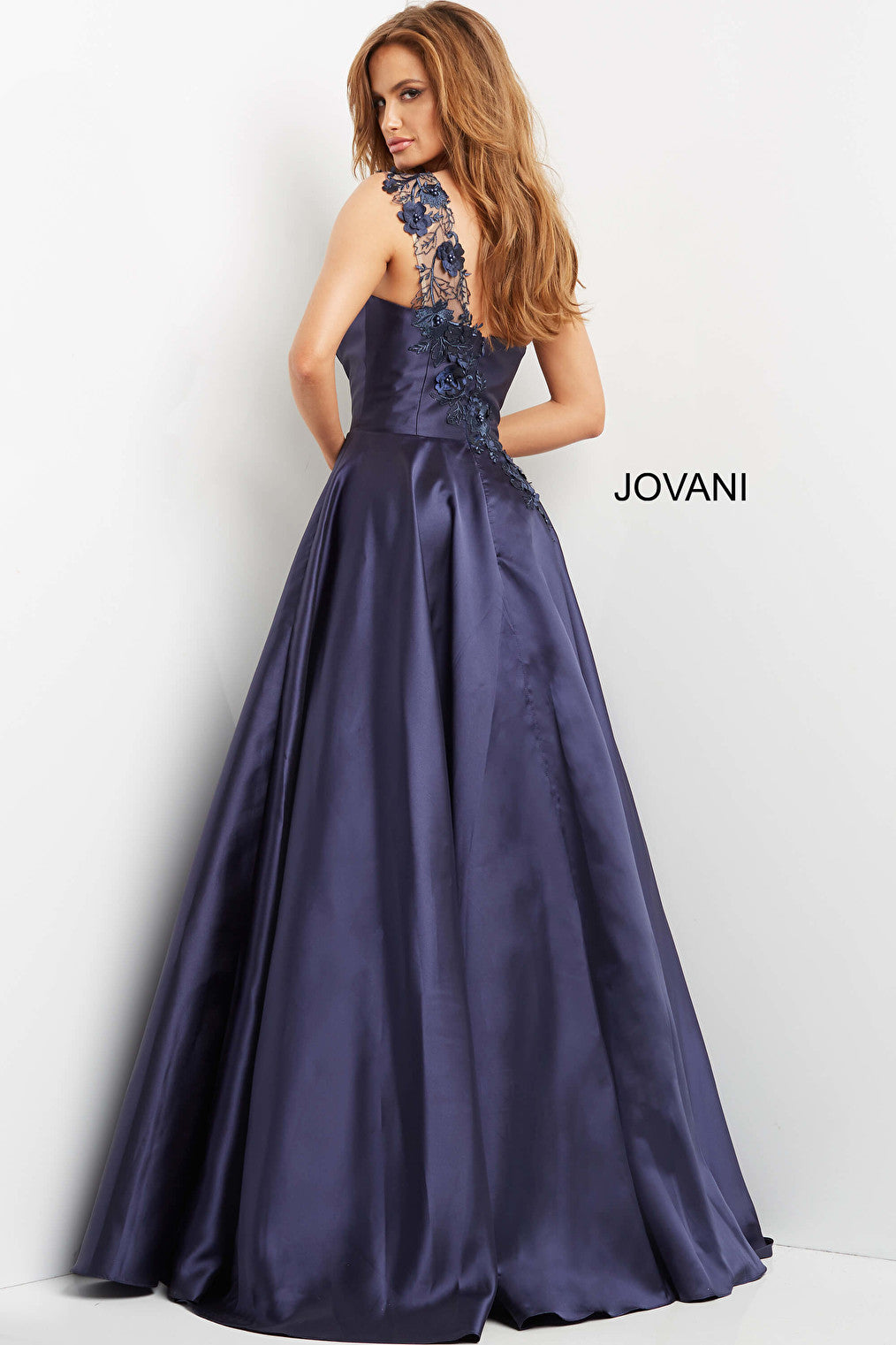 navy ballgown 04953
