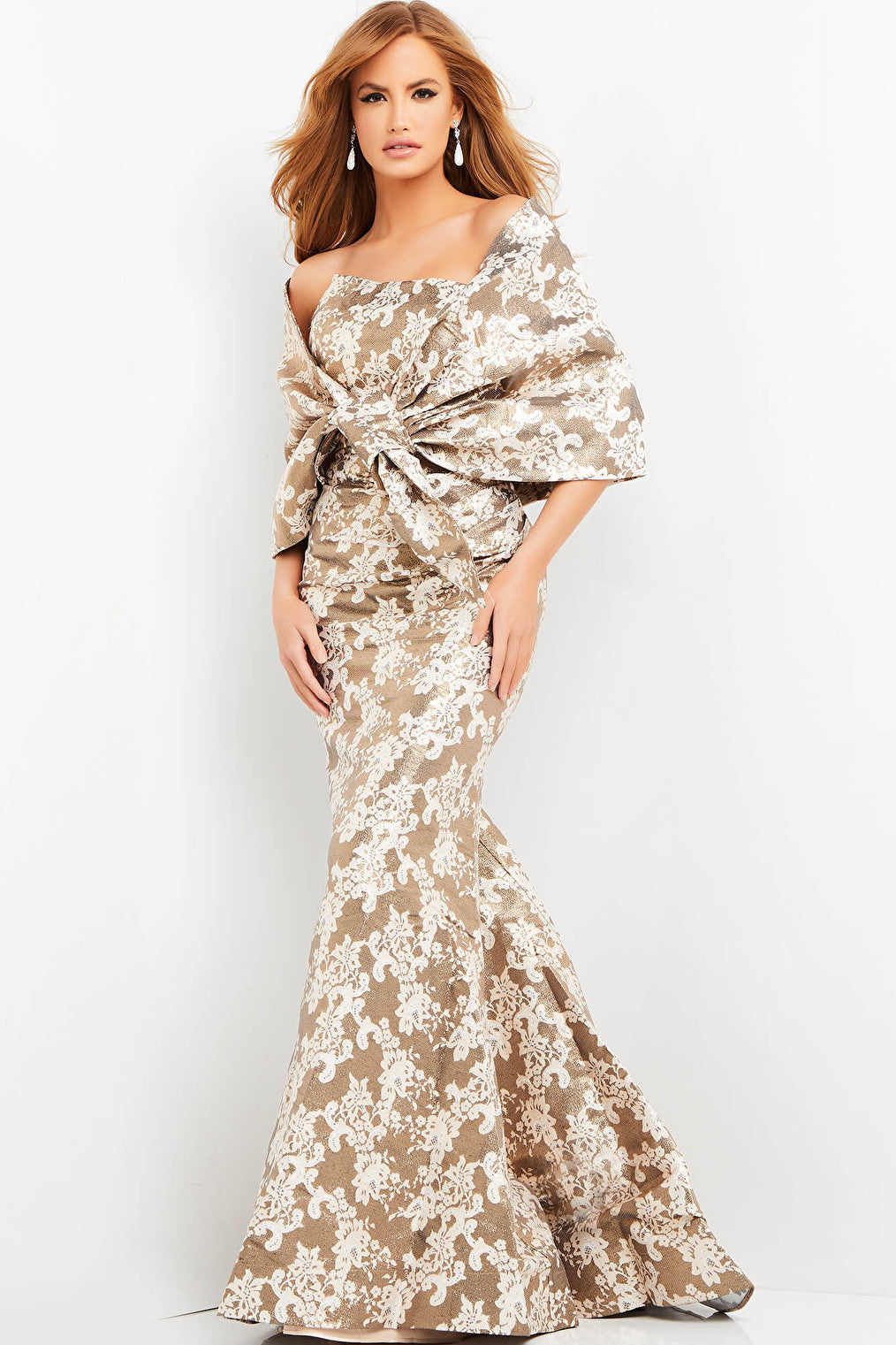 champagne mermaid dress 06760