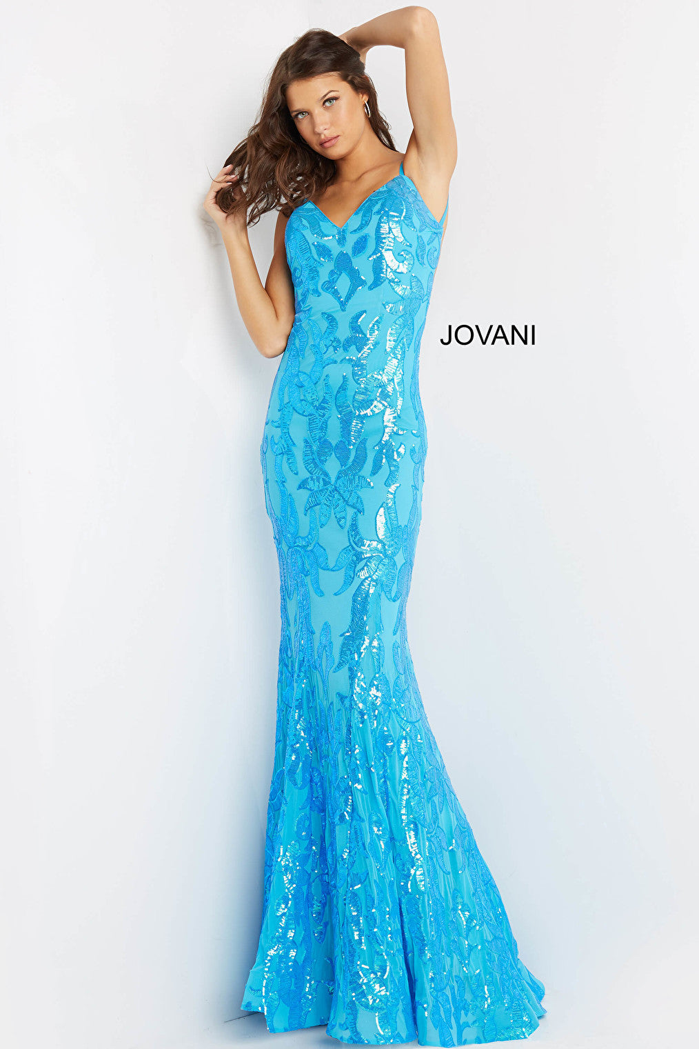 turquoise prom dress 07784