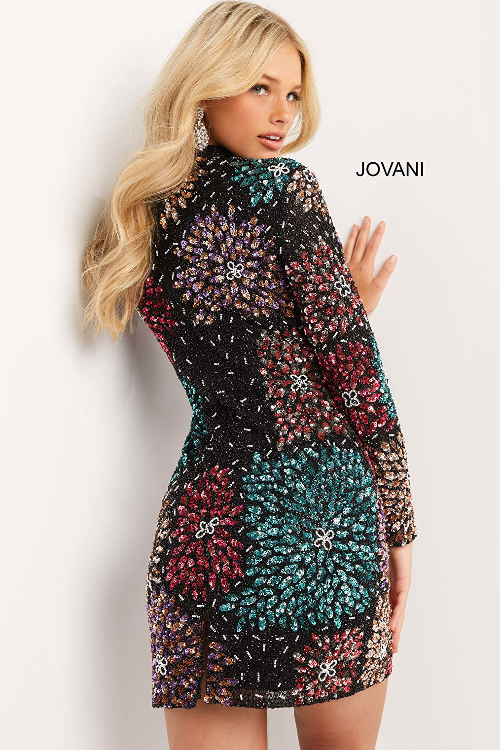 black beaded dress 07517