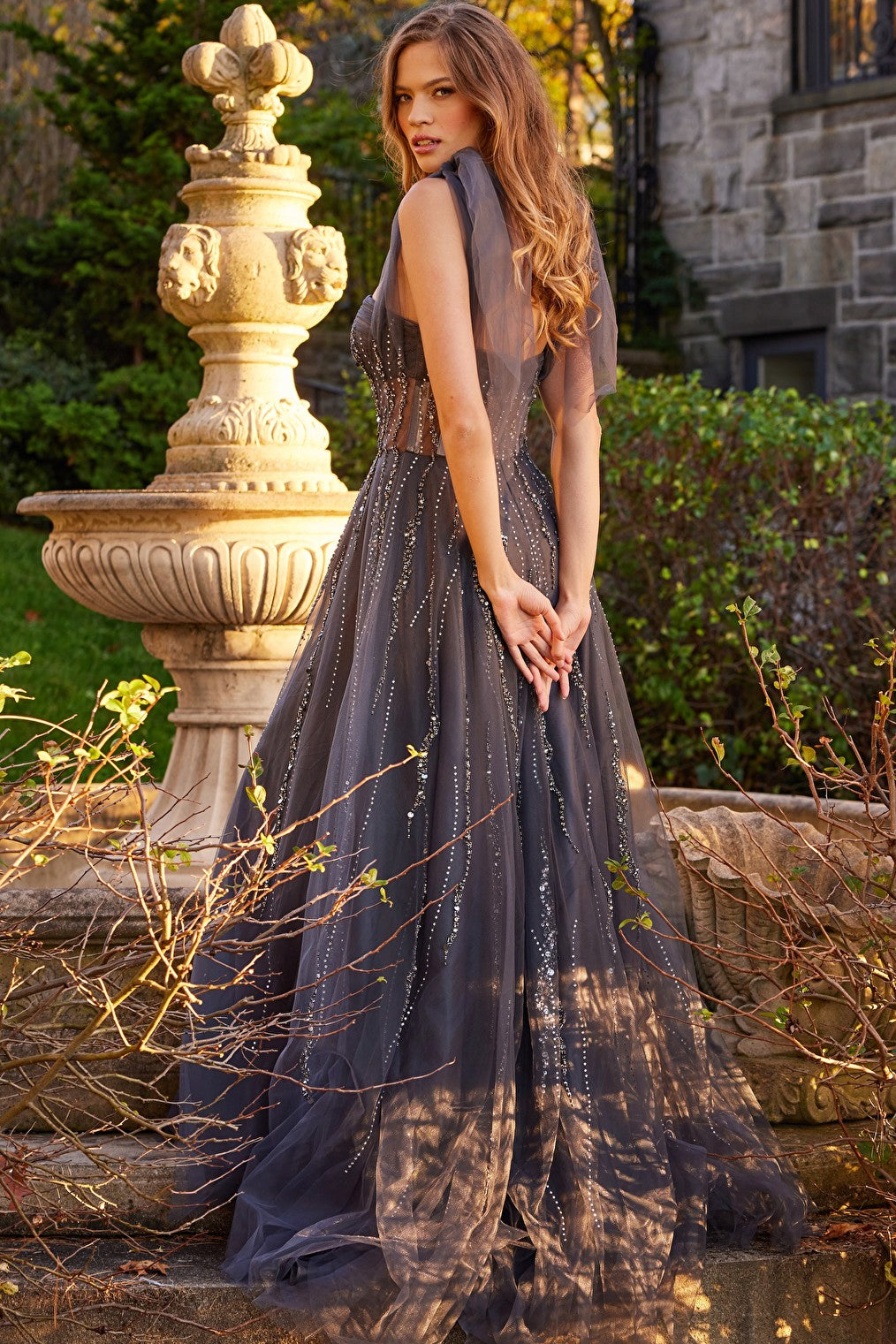 sweetheart neck prom dress 08487