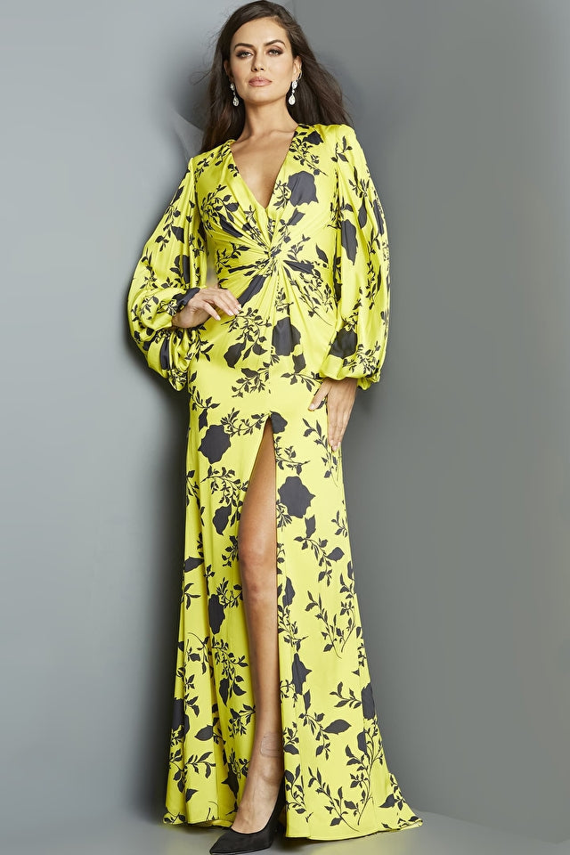 black and yellow floral maxi dress Misha Floral Maxi Dress - Black/Yellow