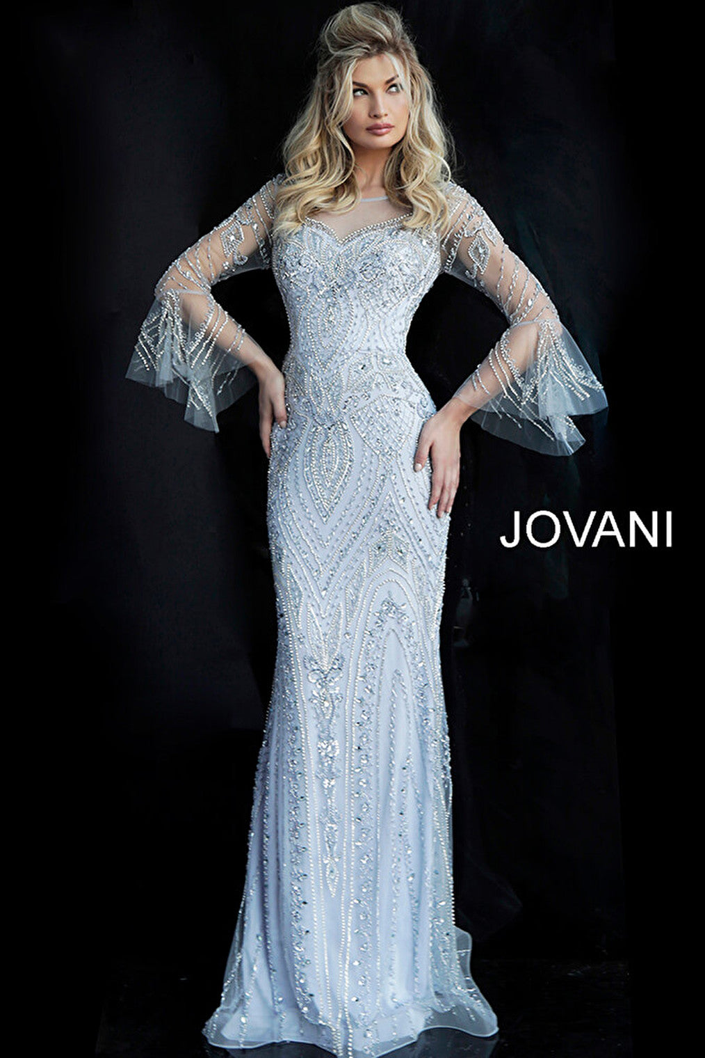 beaded evening dress 60827