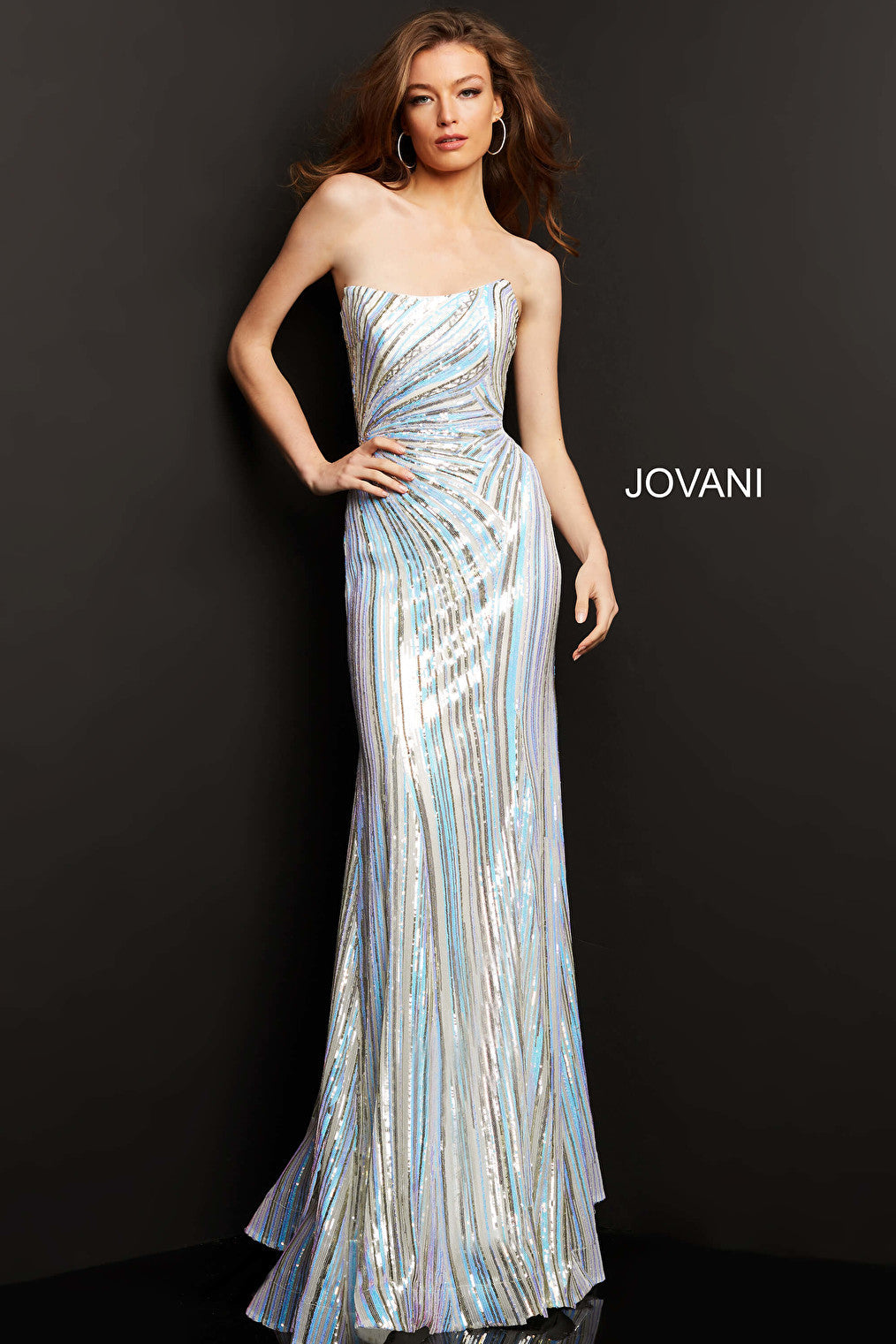 Jovani 04810 white dress