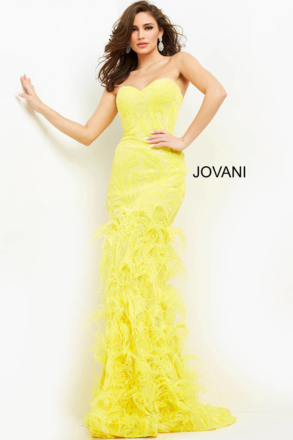 Jovani 05667 yellow