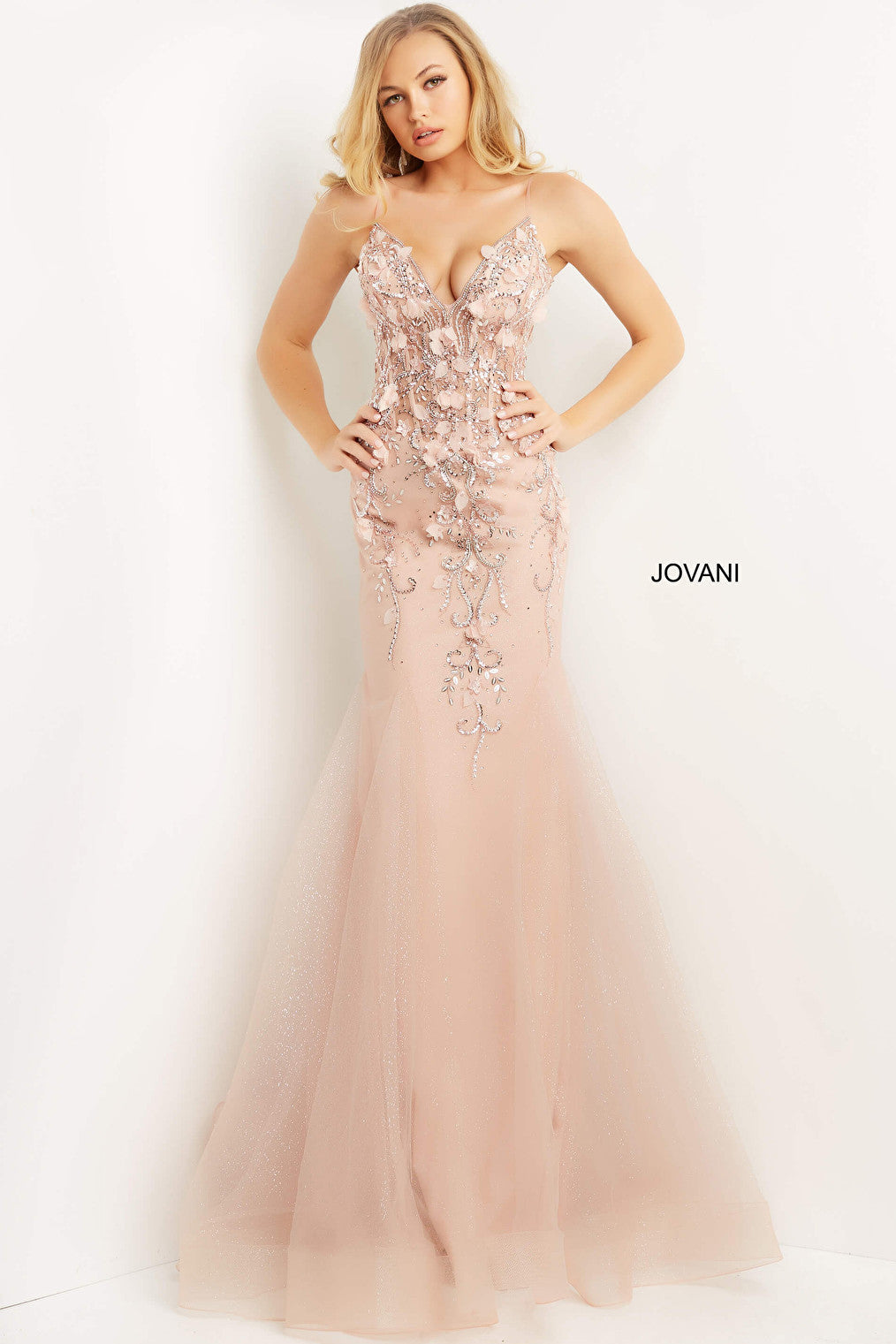 blush prom dress 05839