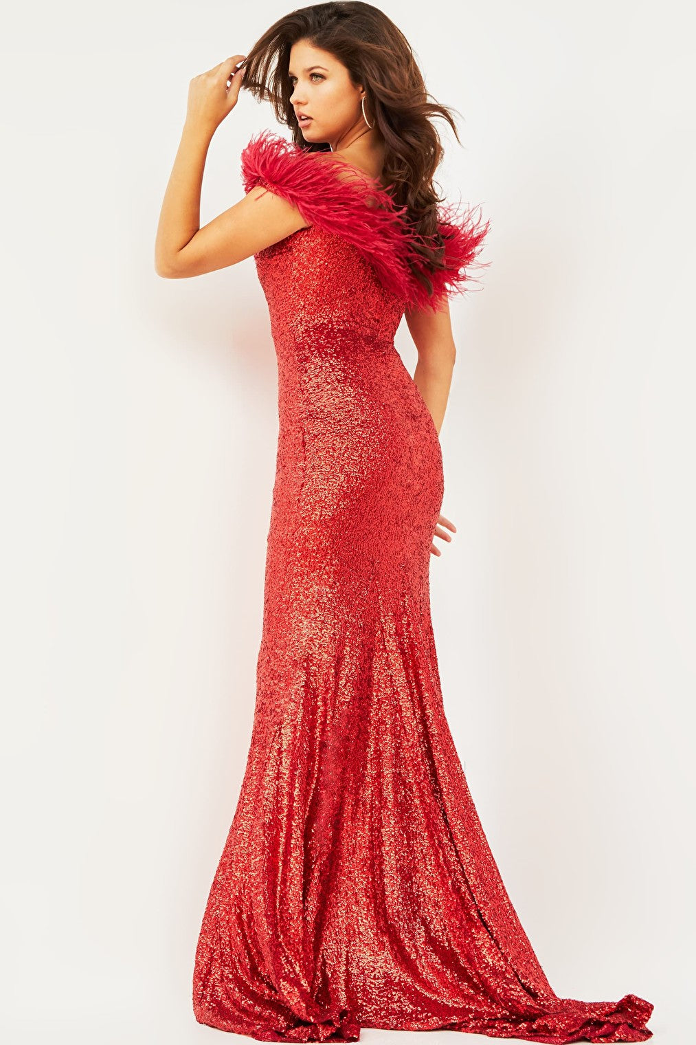 red prom dress 06166