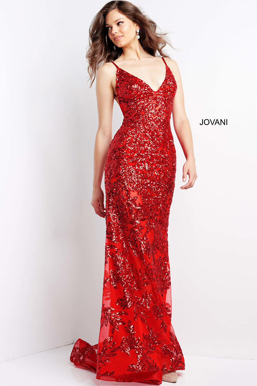 jovani 06203 red dress