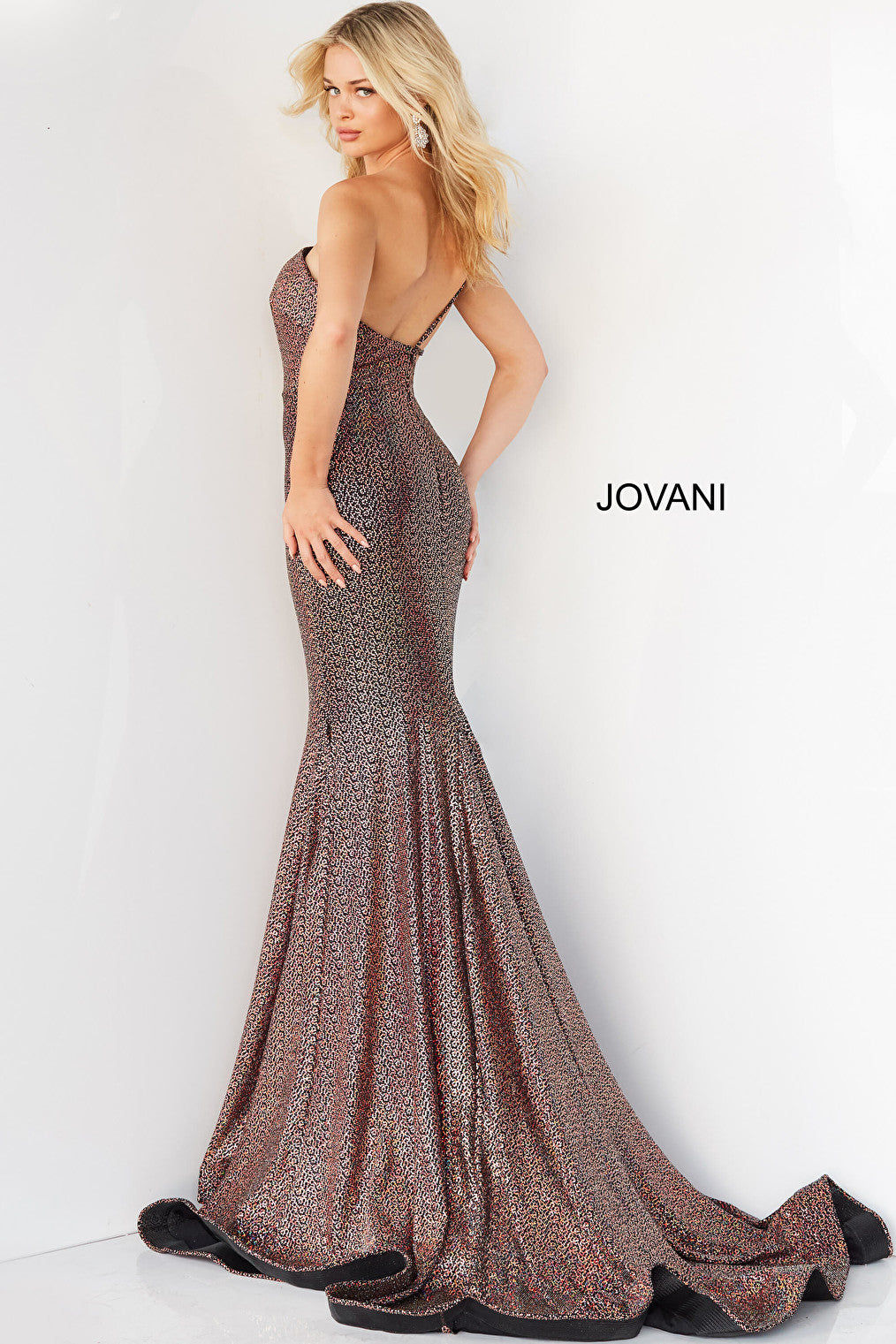 Multi beaded Jovani prom dress 06422
