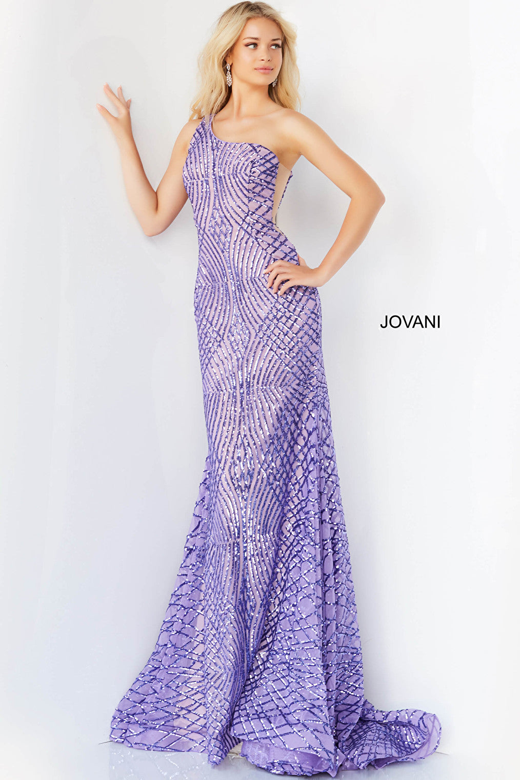 lilac mermaid dress 06517