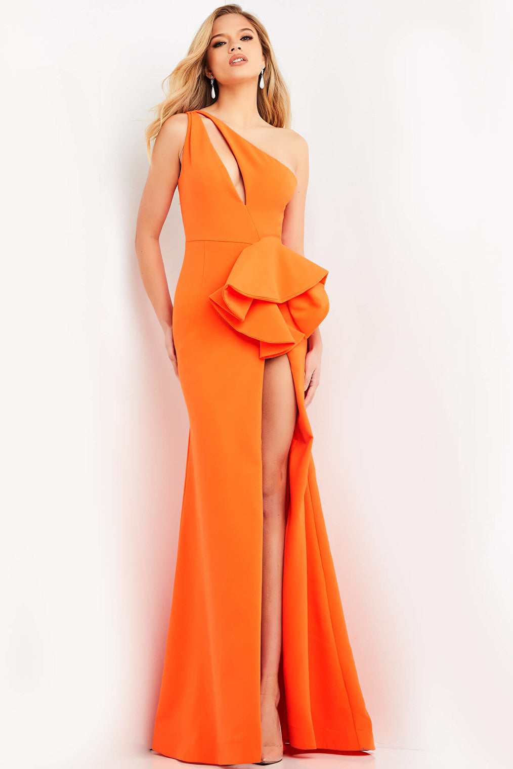 orange prom dress 06756