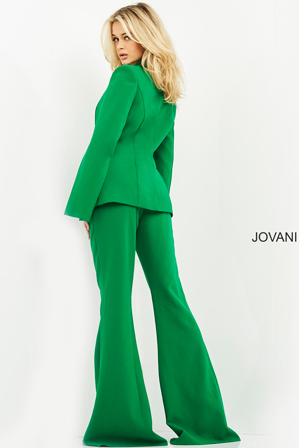 Green pant suit Jovani 06922
