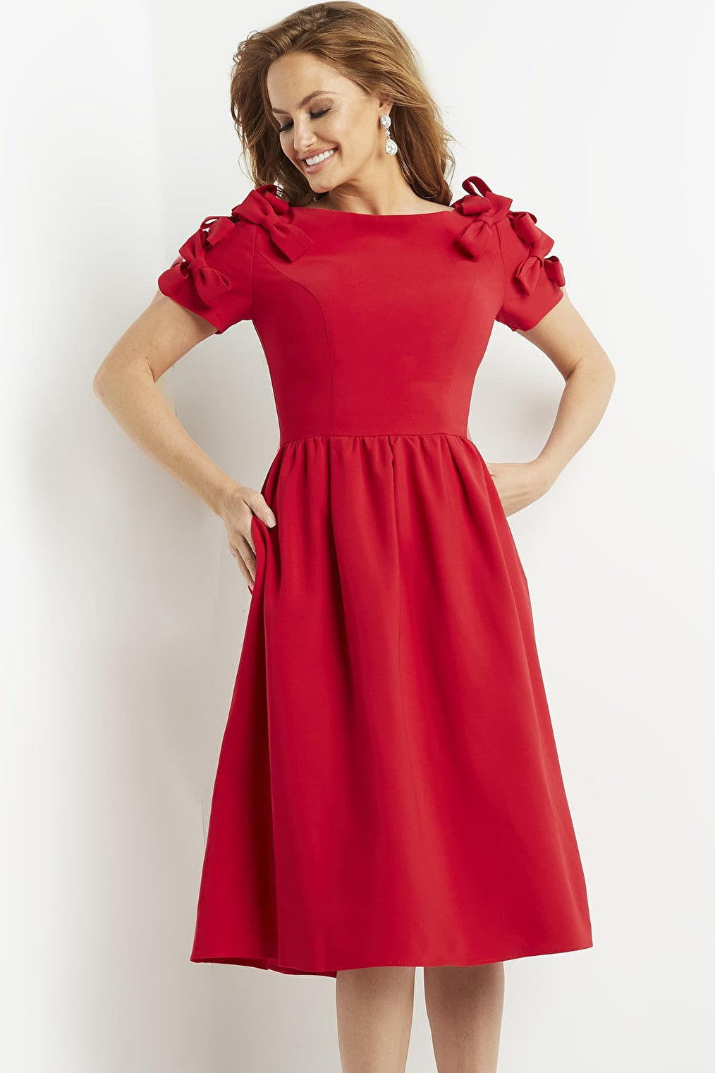red short dress 07012
