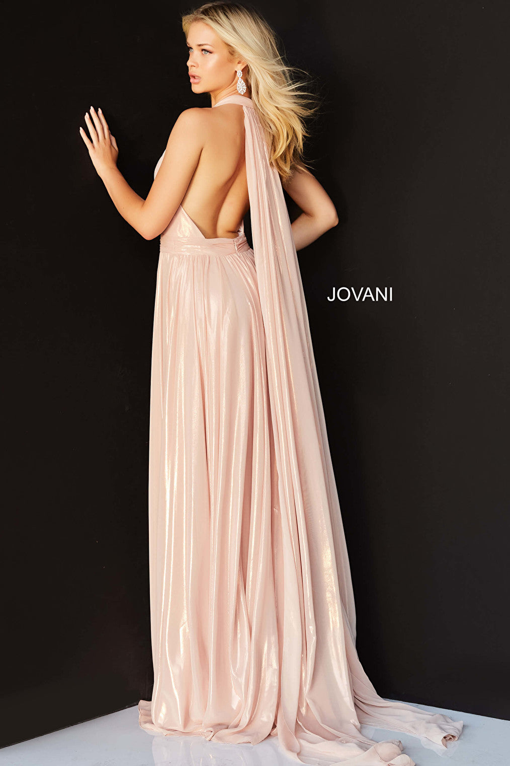 Backless high waist Jovani dress 07247