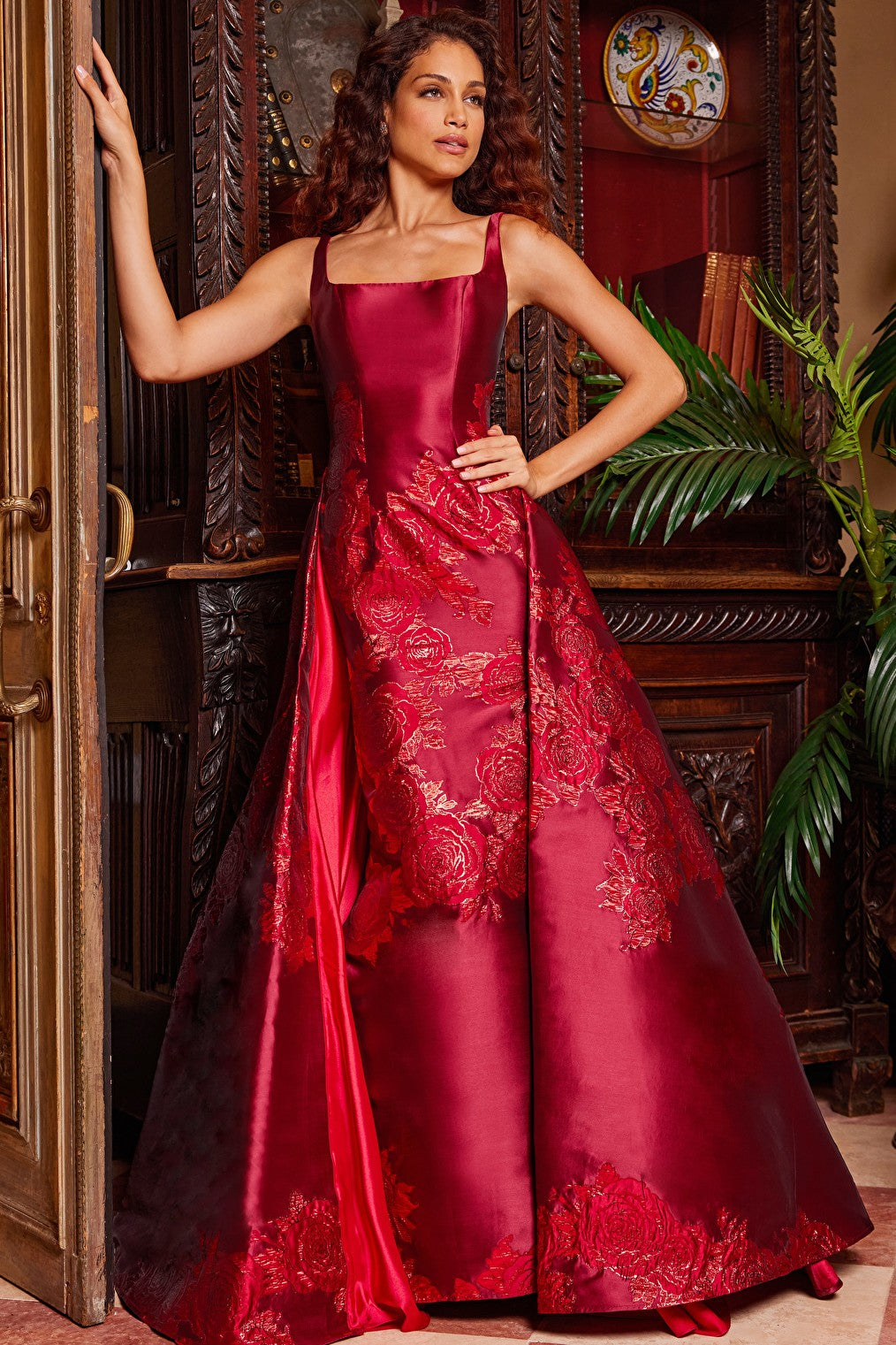 floral prom ballgown 07441