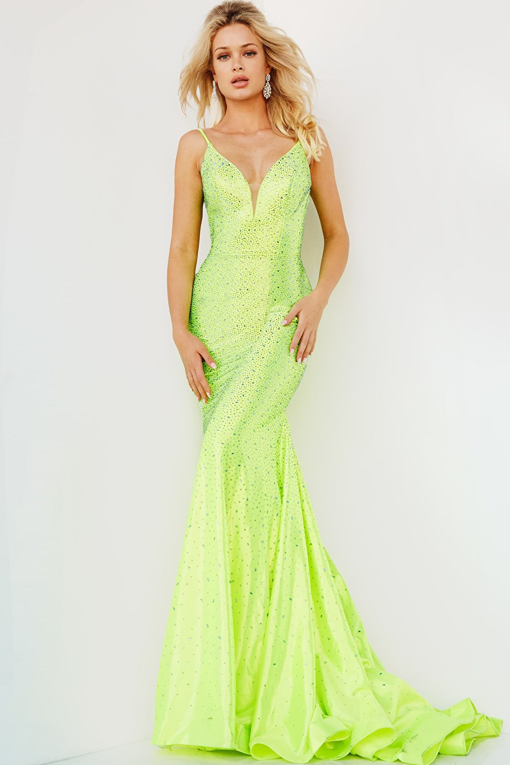 green mermaid dress 08157