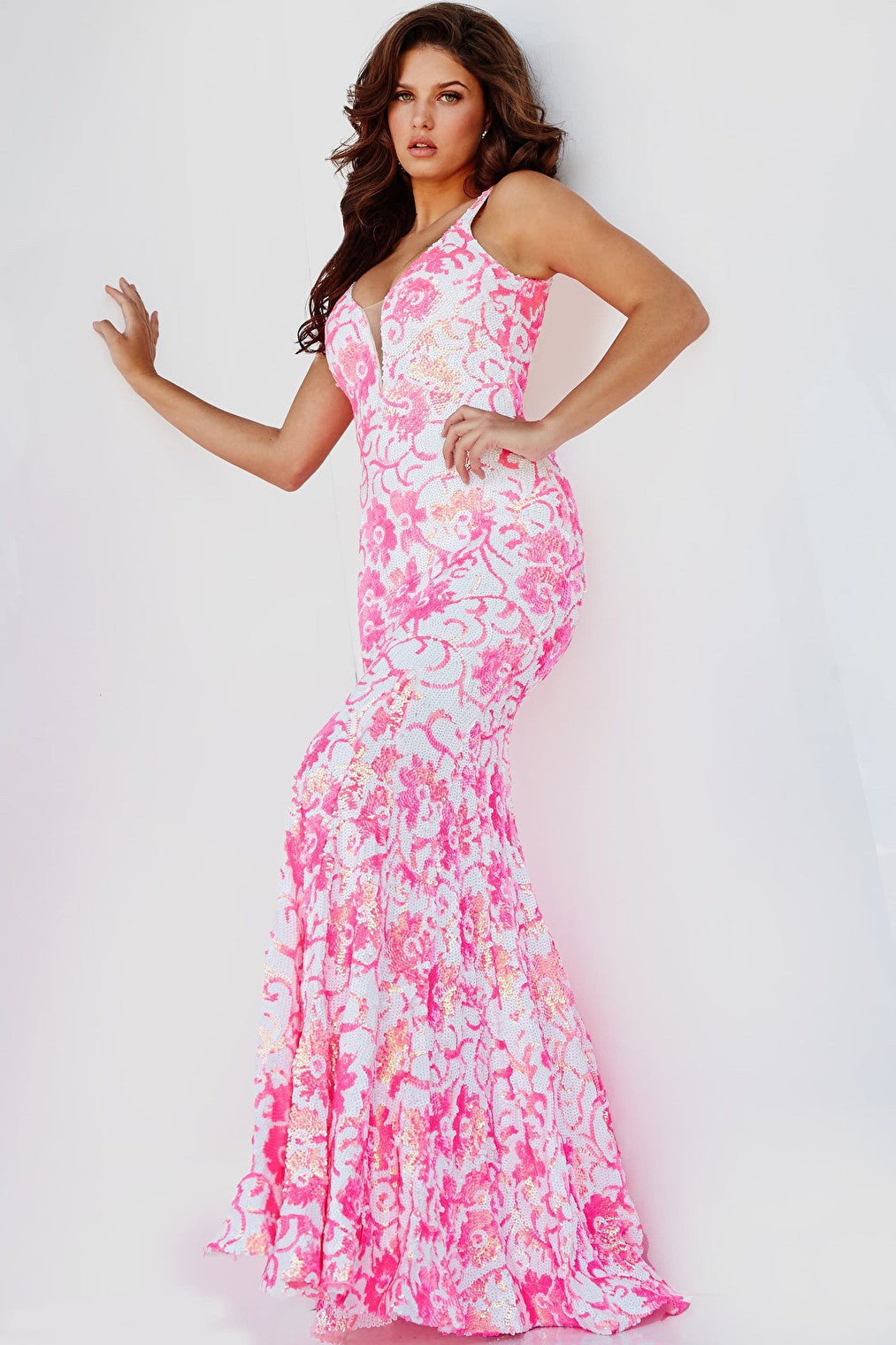 print prom dress 08257