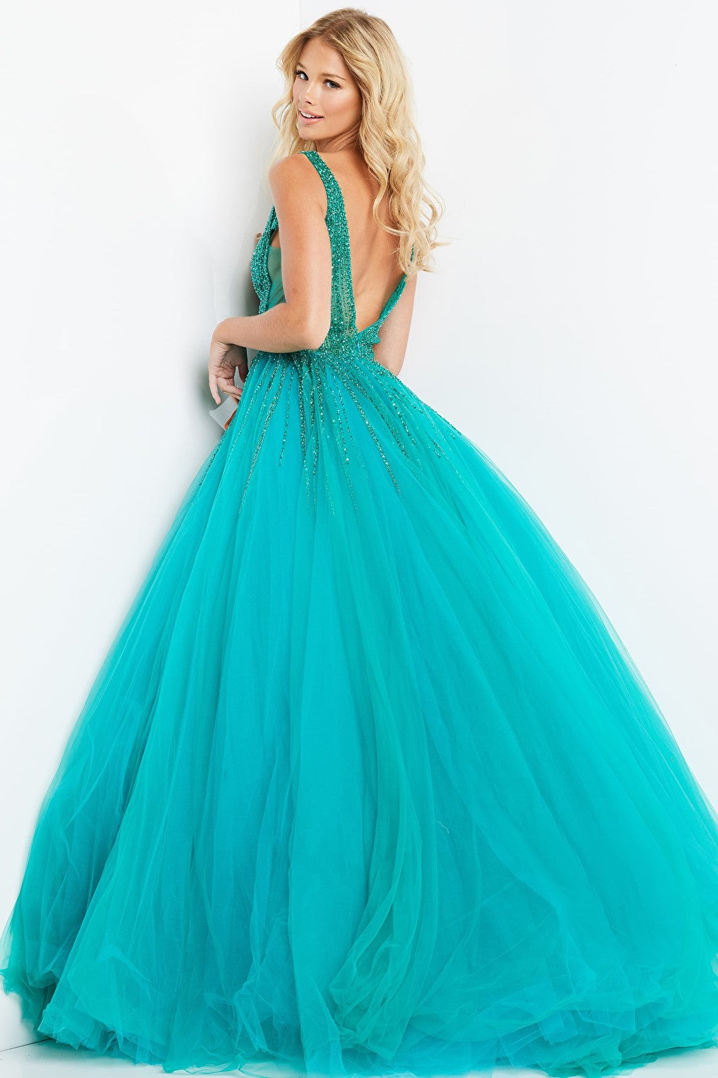 emerald ballgown 08638