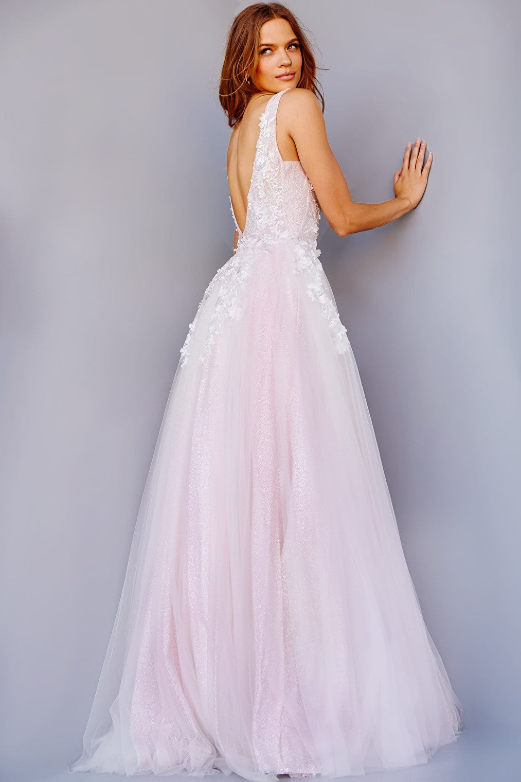 blush prom ballgown 09321