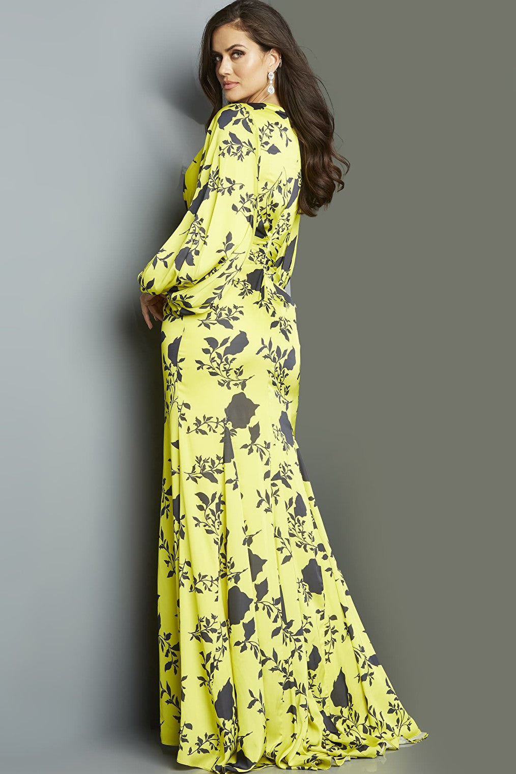plus size yellow and black dress Final Sale Plus Size Reversible Bodycon Dress in Yellow & Black Animal Print Fall