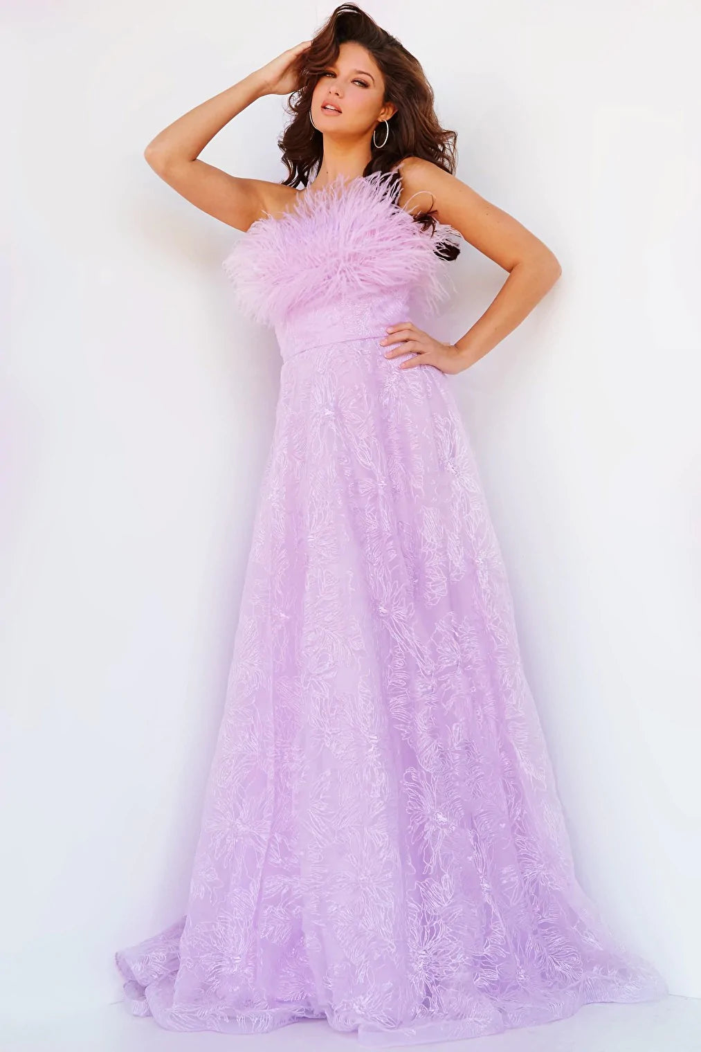 purple ballgown 09945
