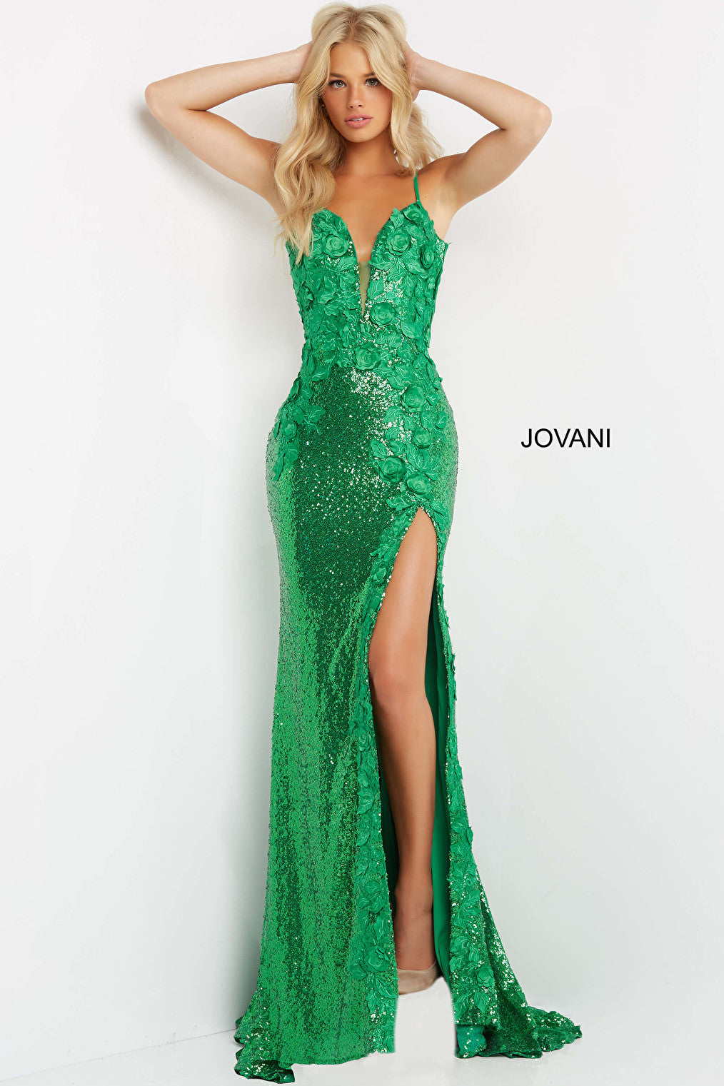 Jovani 1012 embellished prom dress