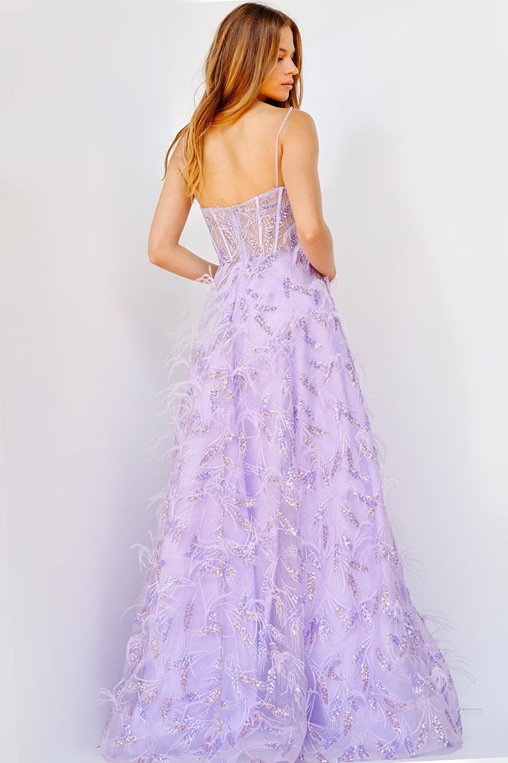 lilac prom ballgown 24078