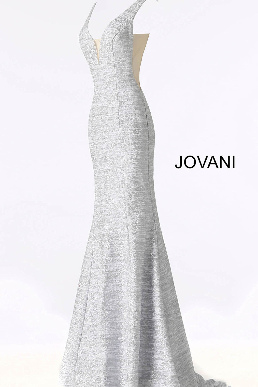 white form fitting Jovani 45811