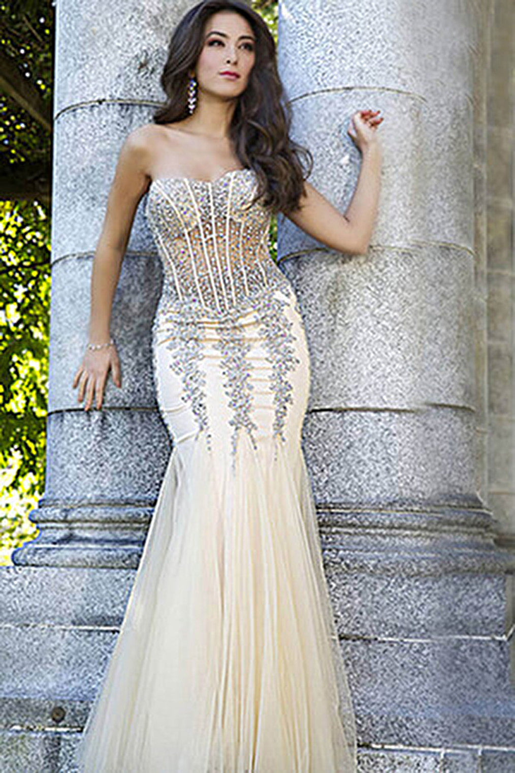 mermaid prom dress 5908