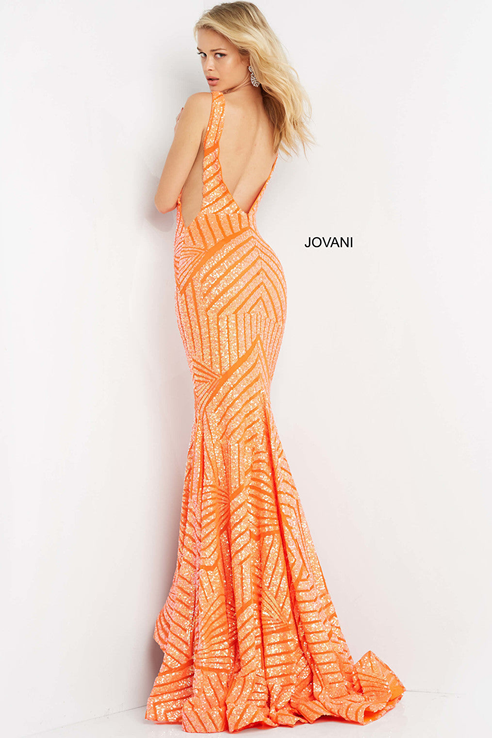 orange dress 59762