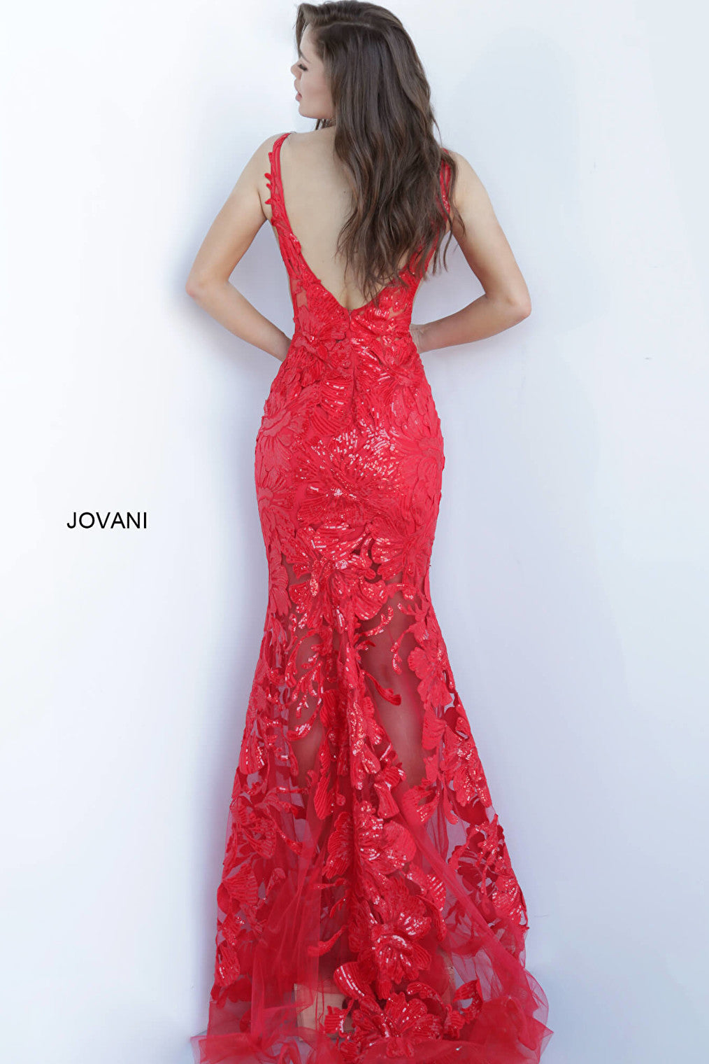 red lace dress 60283