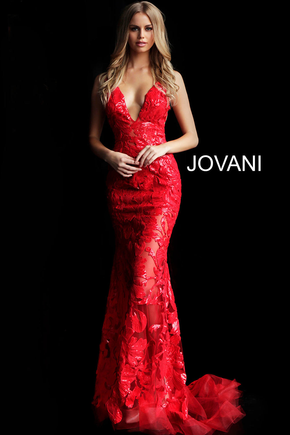 red prom dress 60283
