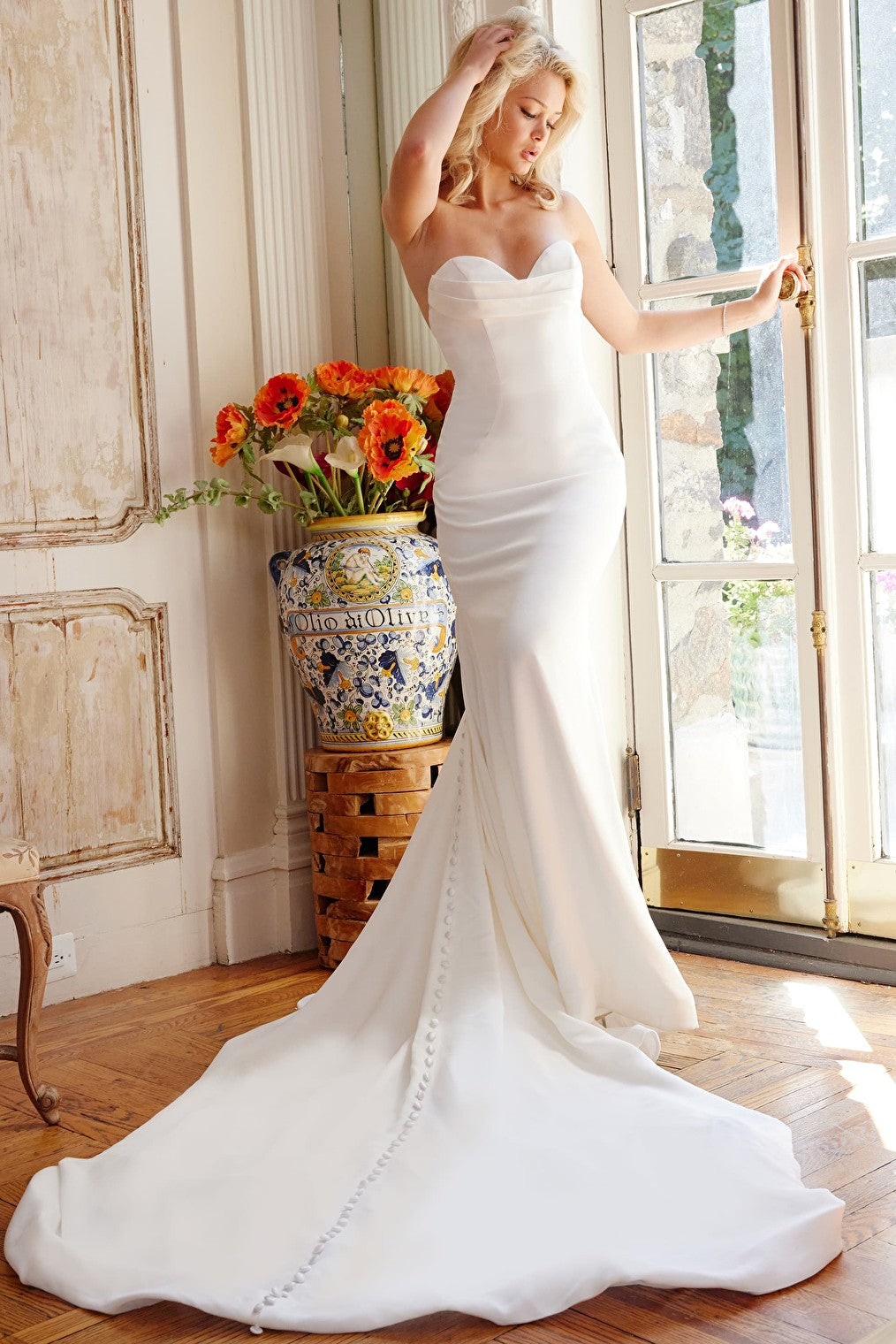 strapless bridal gown JB04879