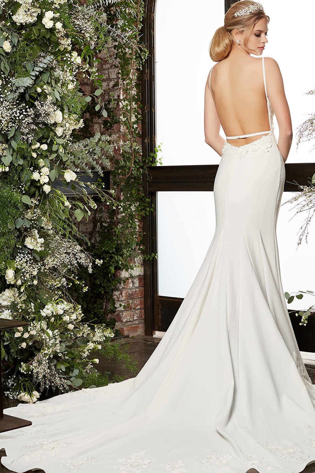 Backless Jovani wedding gown JB05846