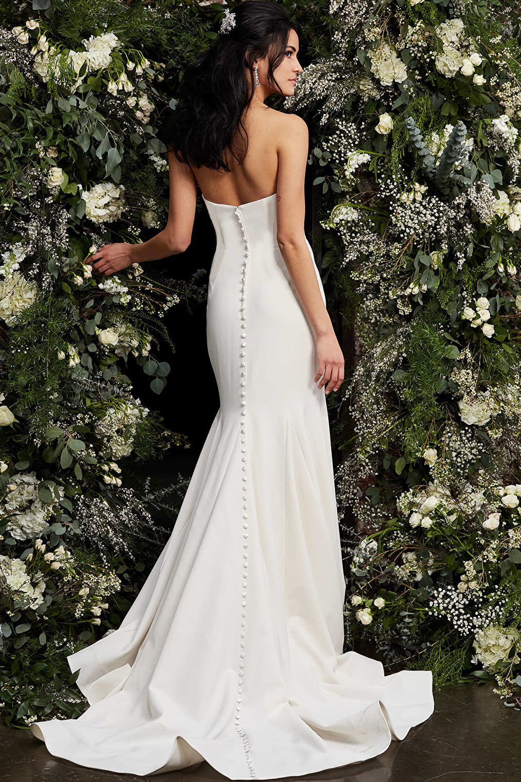 Jovani bridal gown back JB06912
