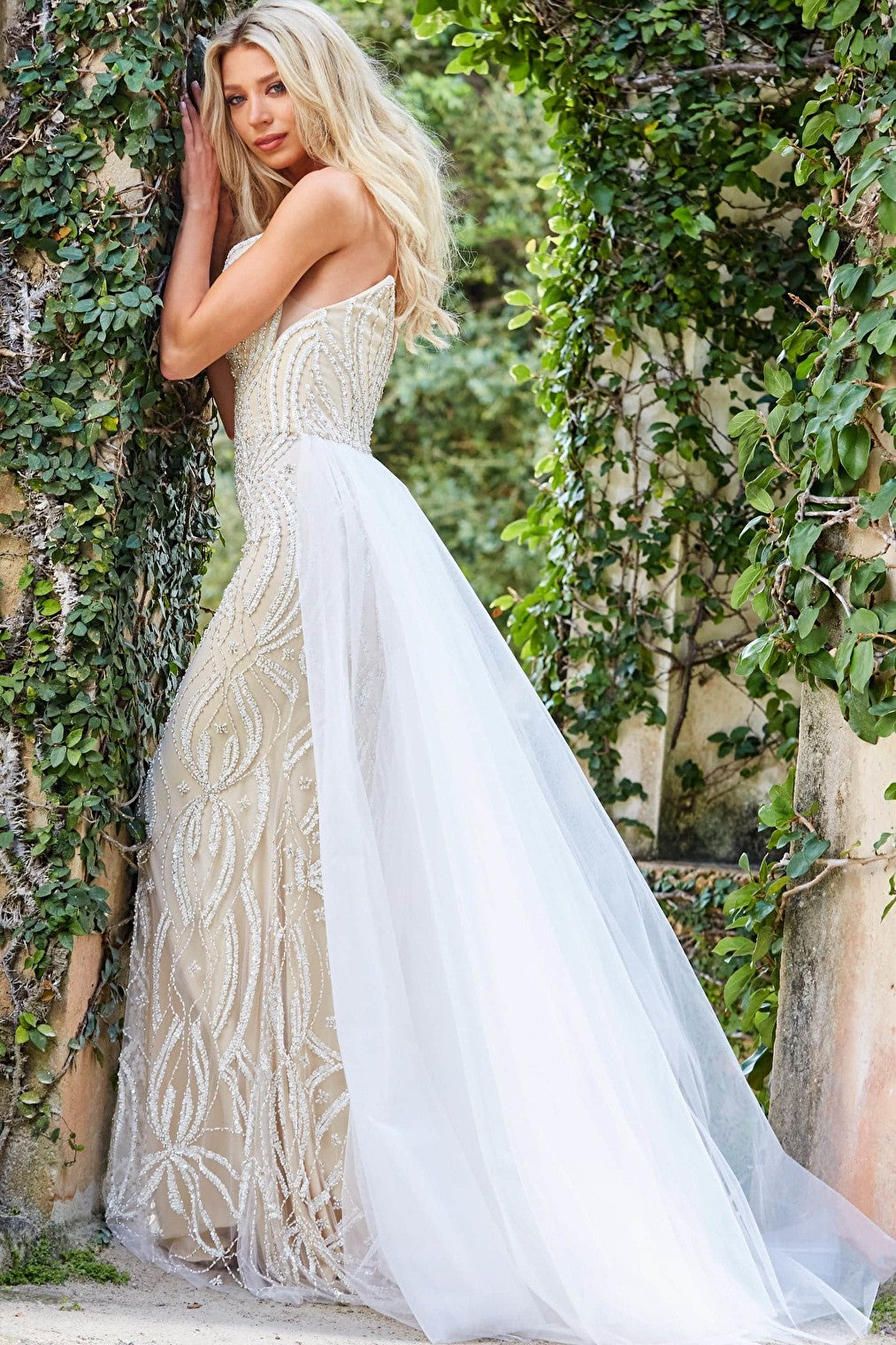 nude off white bridal JB06673 gown